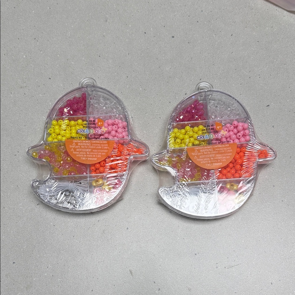Colorful Bead Set in Clear Organizer